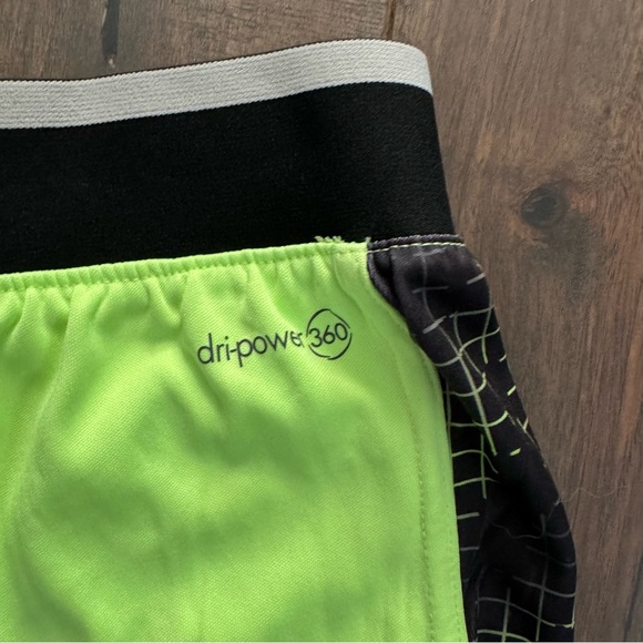 Russell Athletic Neon Green Shorts Boys L 10/12 NWT - Picture 6 of 6